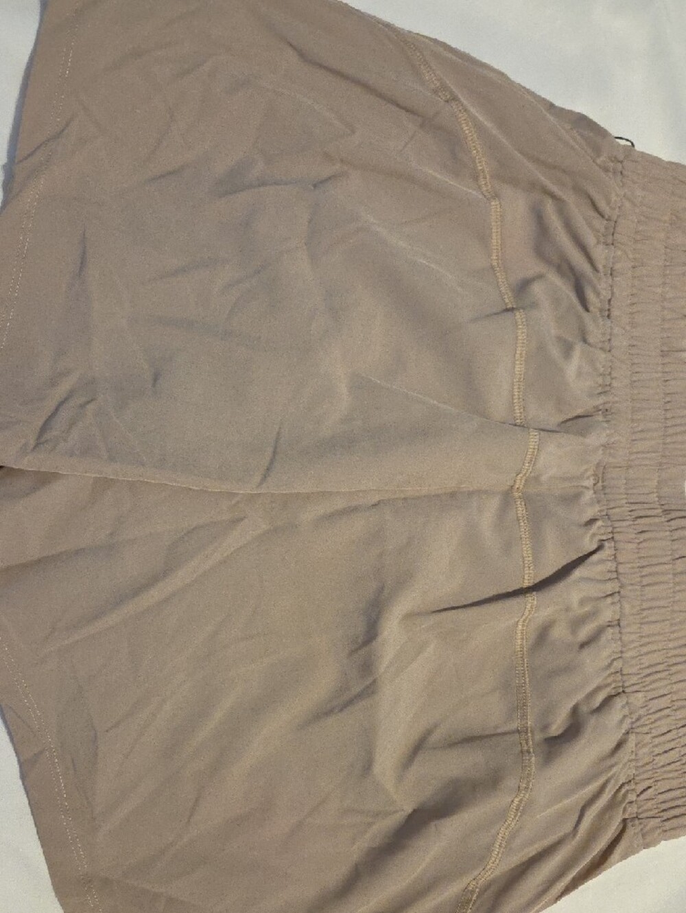 Tahari Mauve-Taupe Elastic-Waist Pull-On Shorts - Picture 5 of 7